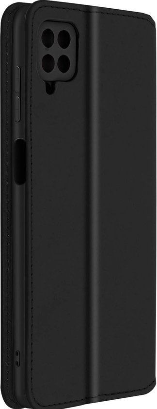 Housse adaptée au portefeuille à rabat Samsung Galaxy M12, support vidéo noir