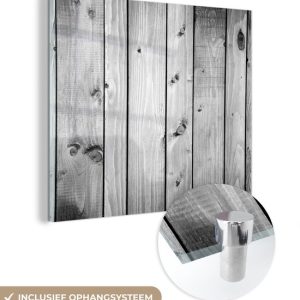 MuchoWow® Peinture sur verre 20×20 cm – Peinture sur verre acrylique – Sol – Wit – Grijs – Design – Photo sur verre – Peintures MuchoWow® Peinture sur verre 20×20 cm – Peinture sur verre acrylique – Sol – Wit – Grijs – Design – Photo sur verre – Peintures