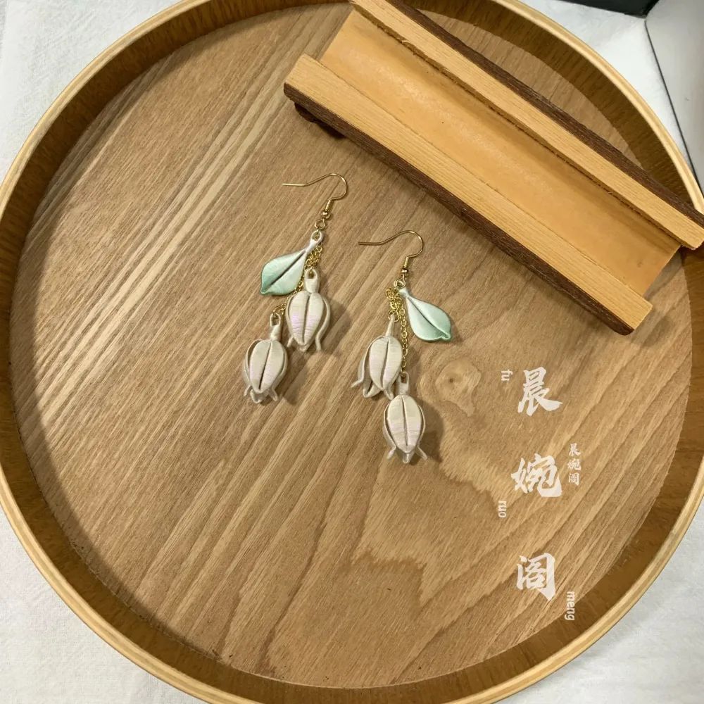 PF045 - Lily of the valley Chanhua Earrings - Wholesale – Image 2