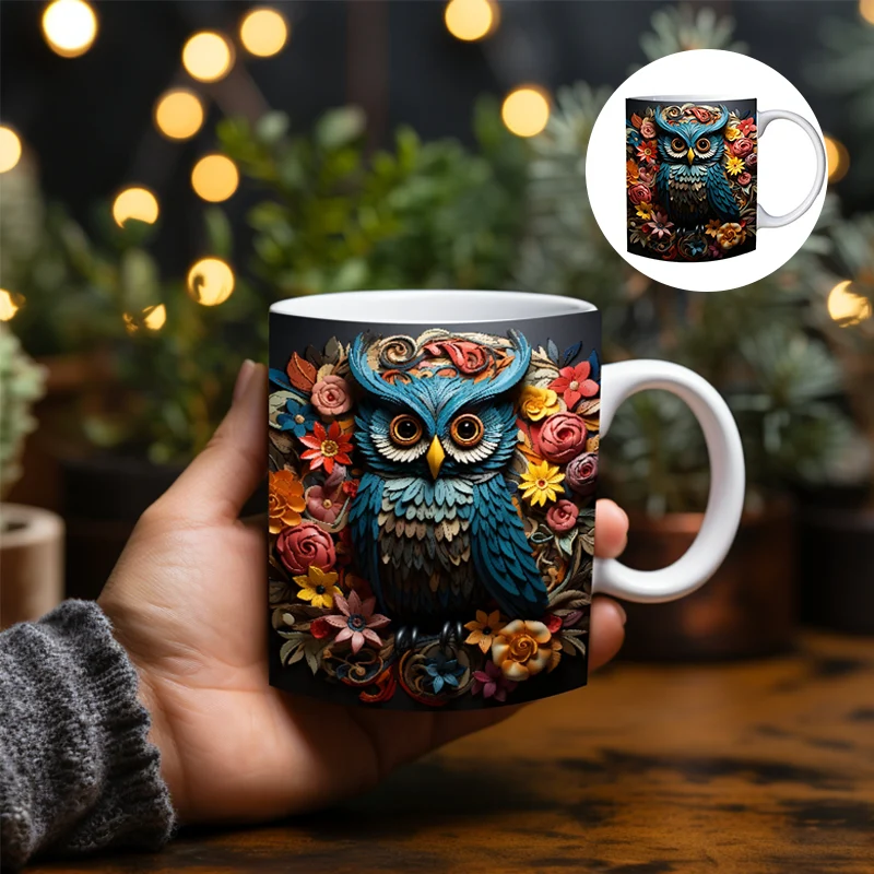 Tasse à imprimé hibou Tasse à imprimé hibou