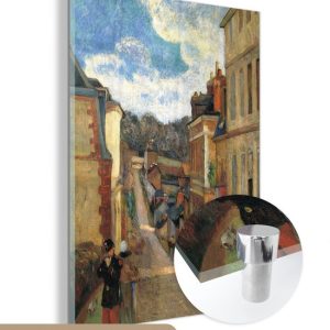 MuchoWow® Peinture sur verre 60×80 cm – Peinture acrylique sur verre – Rue Jouvenet à Rouen – Tableau de Paul Gauguin – Photo sur verre – Peintures MuchoWow® Peinture sur verre 60×80 cm – Peinture acrylique sur verre – Rue Jouvenet à Rouen – Tableau de Paul Gauguin – Photo sur verre – Peintures