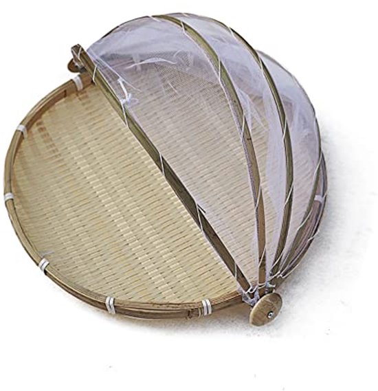 Panier en bambou pour pique-nique et rangement - couverture polyvalente et panier de service