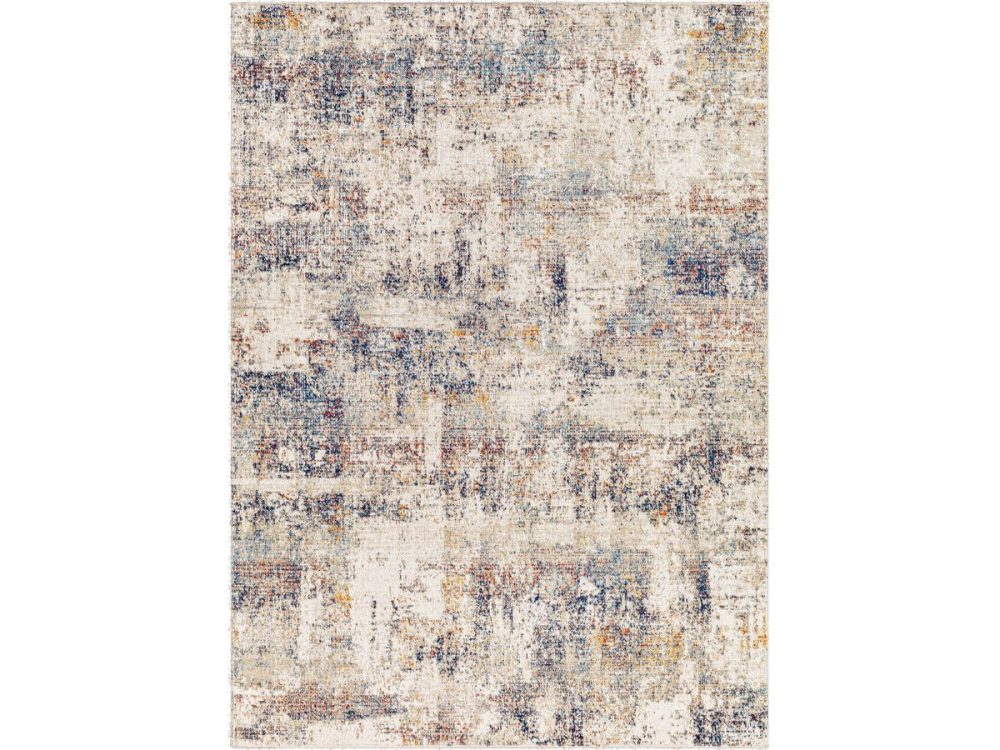 Tapis poils ras MILLY motif abstrait