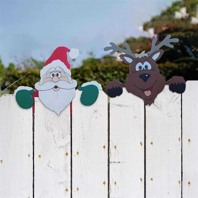 Décoration de Clôture sur le Thème de Noël – Image 3