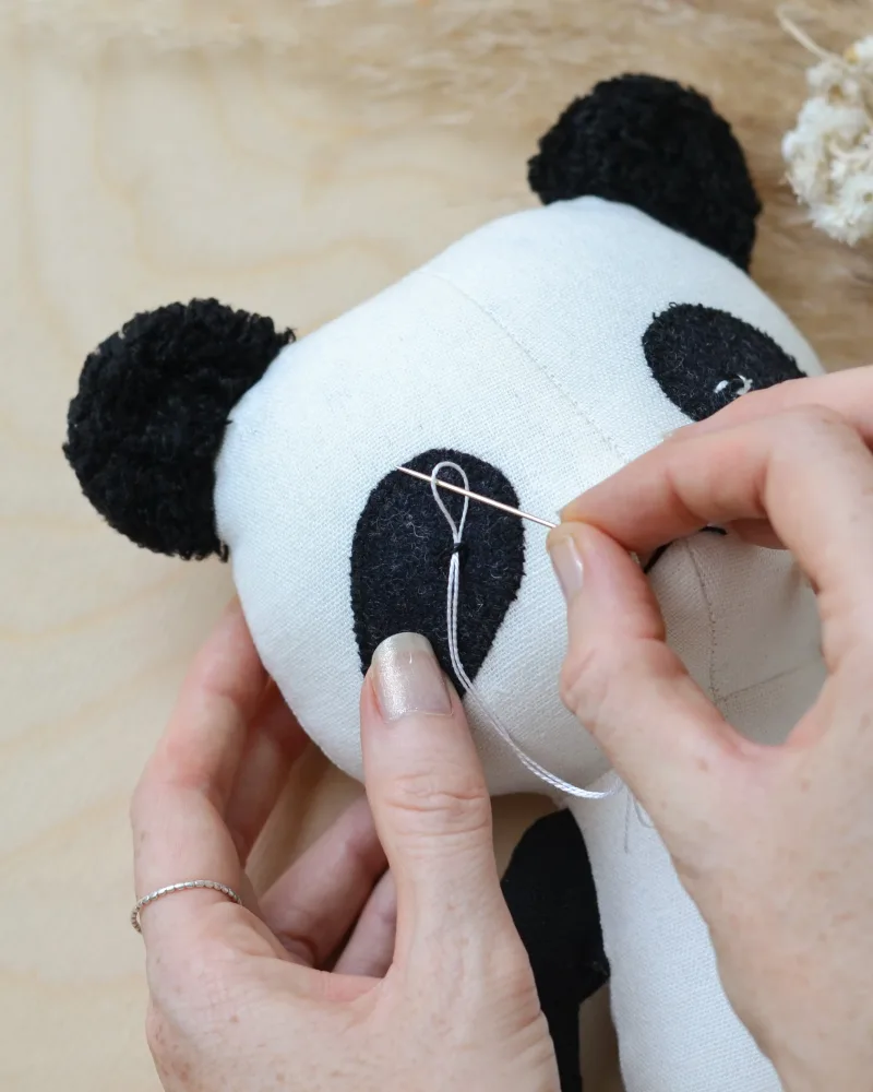 Patron de couture - Poupée peluche Mini ours, panda et lion – Image 3