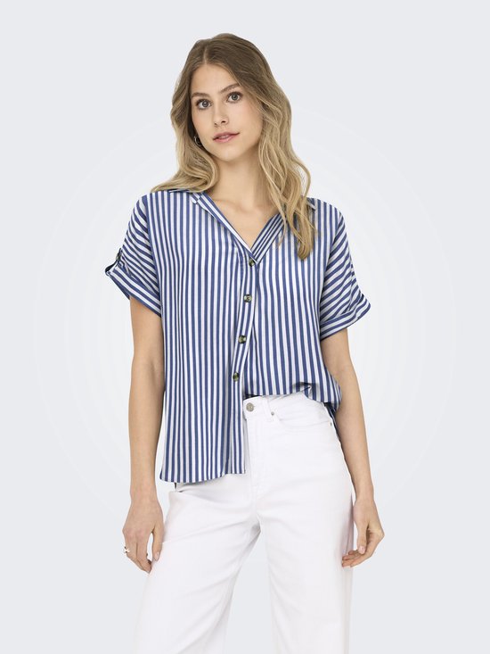 ONLY - ONLYASMIN SHIRT S/ S WVN NOOS - Femme - Chemisiers