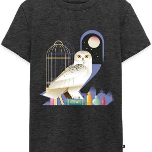 Harry Potter Hedwig La Chouette La Nuit Premium T-Shirt Adolescent Harry Potter Hedwig La Chouette La Nuit Premium T-Shirt Adolescent