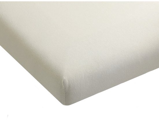 Hoeslaken Jersey Katoen - Topdekmatras Ecru - 100x200