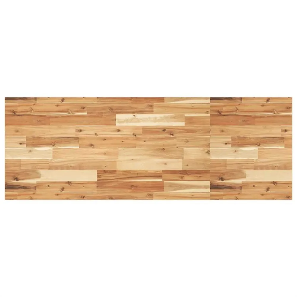 Table Top Rectangular 120x50x2 cm Solid Wood Acacia – Image 2