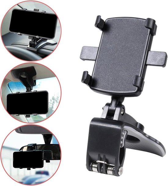 Joiride - Support téléphone voiture - Support téléphone portable - Support smartphone - Rotation 360° - DASHDOCK