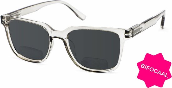 Lunettes de soleil Vista Bonita Cubo Bifocal-Kadushi Silver-+4.00 Lunettes de soleil Vista Bonita Cubo Bifocal-Kadushi Silver-+4.00