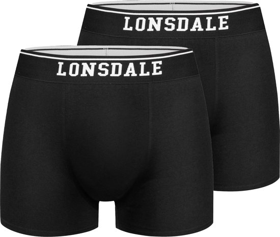 Lot de 2 boxers pour homme Lonsdale Oxfordshire, taille S