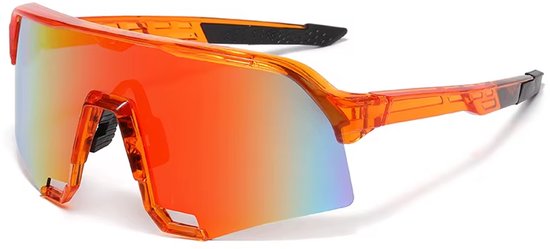 Lunettes de soleil Sport 2025 - Monture Oranje transparente - Verres Oranje