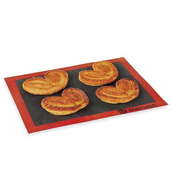 Tapis de cuisson perforé professionnel en fibre de verre et silicone 40 cm Mathon – Image 3