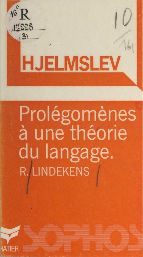HjelmslevEbook Prolégomènes à une théorie du langage