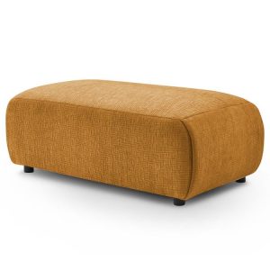 Pouf petit JEANNE tissu texture Pouf petit JEANNE tissu texture