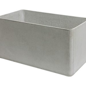 SWISSPEARL Pflanzengefäss Delta anthrazit 100x55x60 cm SWISSPEARL Pflanzengefäss Delta anthrazit 100x55x60 cm