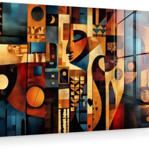 MuchoWow® Peinture sur verre 150×100 cm – Peinture acrylique sur verre – Figurines – Abstrait – Symboles – Photo sur verre – Décoration murale salon – Décoration murale chambre – Peintures MuchoWow® Peinture sur verre 150×100 cm – Peinture acrylique sur verre – Figurines – Abstrait – Symboles – Photo sur verre – Décoration murale salon – Décoration murale chambre – Peintures