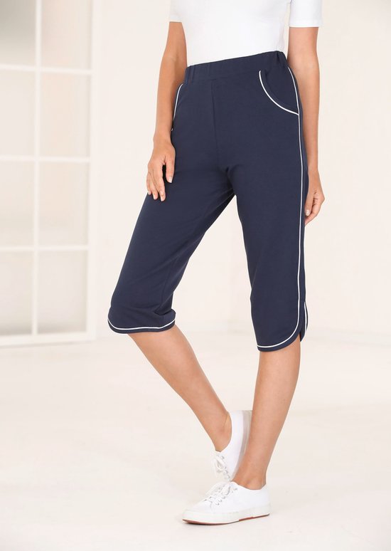 Pantalon Capri Goldner Pantalon d'été élégant avec ceinture élastique