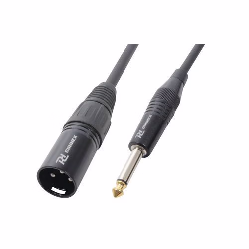 Cordon XLR mâle/jack 6,35 mono Power Dynamics Cordon XLR mâle/jack 6,35 mono Power Dynamics