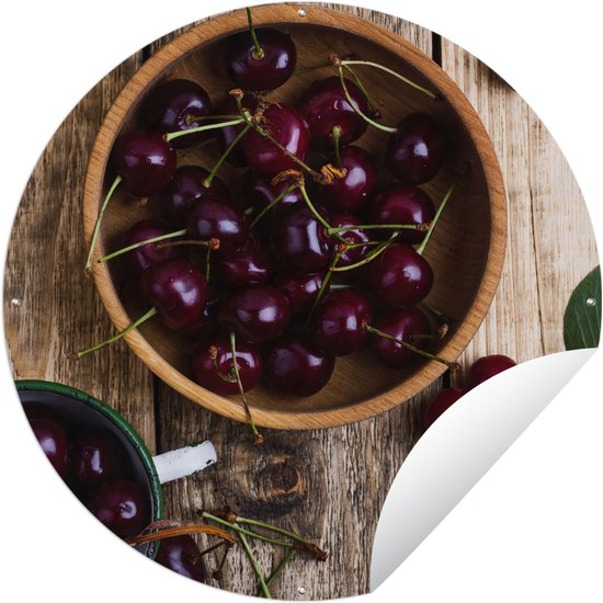 Garden Circle Cerises – Kom – Bois – 60×60 cm – Affiche de jardin ronde – Extérieur Garden Circle Cerises – Kom – Bois – 60×60 cm – Affiche de jardin ronde – Extérieur
