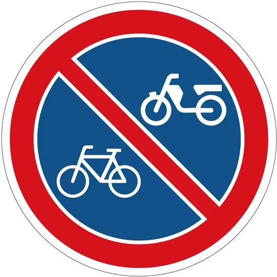 Panneau « Interdit aux vélos et cyclomoteurs » – E3 – Dibond – 10 cm Panneau « Interdit aux vélos et cyclomoteurs » – E3 – Dibond – 10 cm