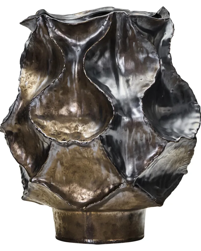 Vase, HDWaves, Antik-Metall