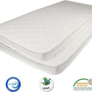 Matelas Maker – Surmatelas 140x200x6 double tissu mousse froide HR55 surmatelas dur