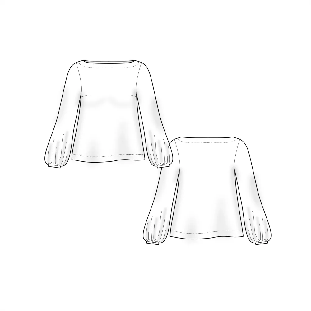 IDA blouse | Needle $ Thread patterns - PDF Sewing pattern – Image 2