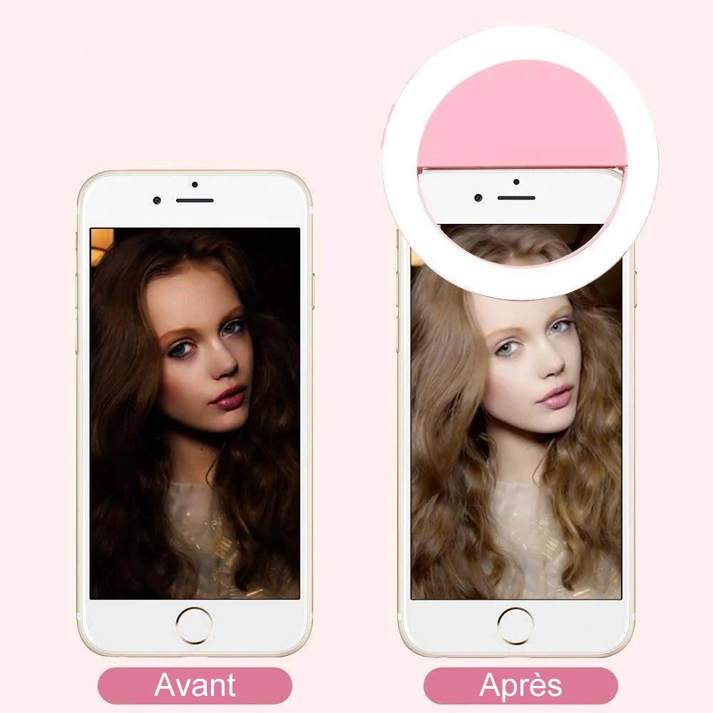 Anneau de Lumière LED Rechargeable Pour Selfie – Image 3