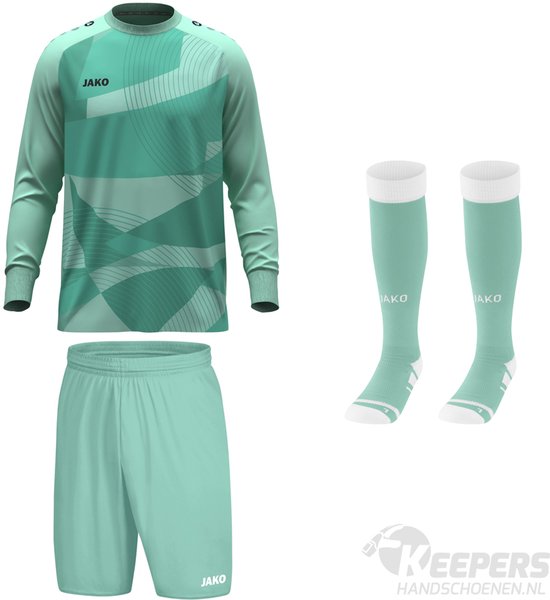 Jako Goal Gardien Kit Stone Grey / Wit