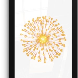 Illustration de feu d’artifice en or sur fond blanc 20×30 cm – petit Illustration de feu d’artifice en or sur fond blanc 20×30 cm – petit