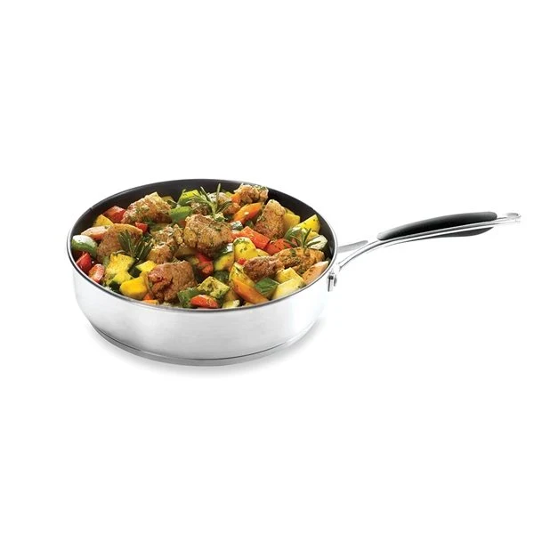 Sauteuse antiadhérente inox Excell'Inox 28 cm Mathon – Image 2