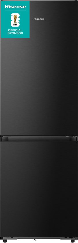 Hisense RB5K330GSFC – Réfrigérateur-congélateur pose libre – Hauteur 185 cm – 330 litres – Classe énergétique C – Niveau sonore 35 dB – Affichage LED – SuperCool – FastFreeze – Alarme de porte – Sécurité enfant – Compresseur à inverseur – ConnectLife