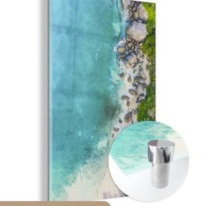MuchoWow® Peinture sur verre 80×120 cm – Peinture sur verre acrylique – Été – Plage – Afrique – Photo sur verre – Peintures MuchoWow® Peinture sur verre 80×120 cm – Peinture sur verre acrylique – Été – Plage – Afrique – Photo sur verre – Peintures