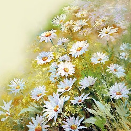 Serviette Fleurs face au soleil