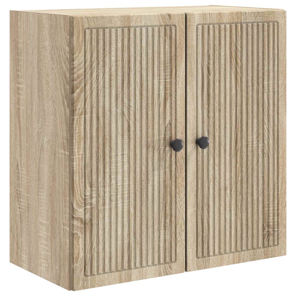 Wall-Mounted Cabinet Sonoma Oak 59 x 31 x 60 cm Engineered Wood Wall-Mounted Cabinet Sonoma Oak 59 x 31 x 60 cm Engineered Wood