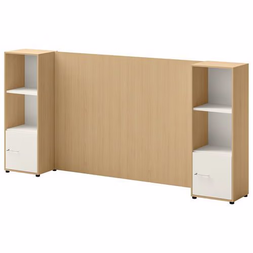 Meuble Ivo 6 cases dont 2 basses avec portes et support TV – Image 2