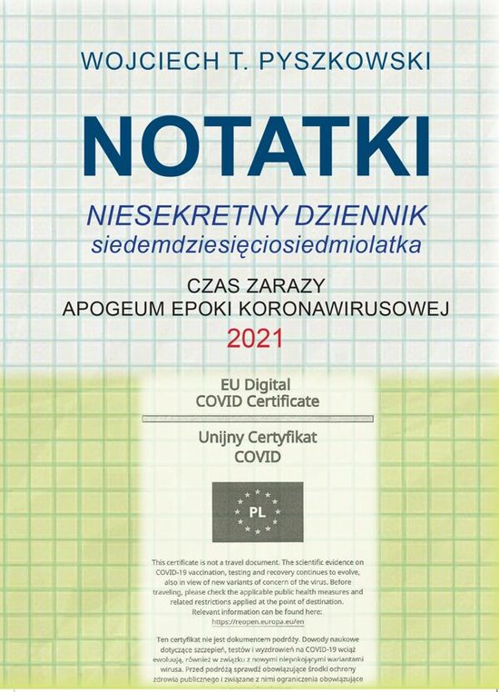 Notatki 2021Ebook Niesekretny dziennik siedemdziesięciosiedmiolatka