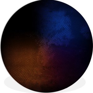 Formes géométriques colorées dans une image technologique Plaque murale en plastique – ⌀ 120 cm – peinture ronde – impression photo sur cercle mural en plastique (forex) / cercle vivant / (décoration murale) Formes géométriques colorées dans une image technologique Plaque murale en plastique – ⌀ 120 cm – peinture ronde – impression photo sur cercle mural en plastique (forex) / cercle vivant / (décoration murale)