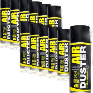 Oputec 12 x 400 ml spray – dépoussiérant / nettoyeur à air comprimé – nettoyant clavier avec rallonge – Fabriqué en Allemagne Oputec 12 x 400 ml spray – dépoussiérant / nettoyeur à air comprimé – nettoyant clavier avec rallonge – Fabriqué en Allemagne