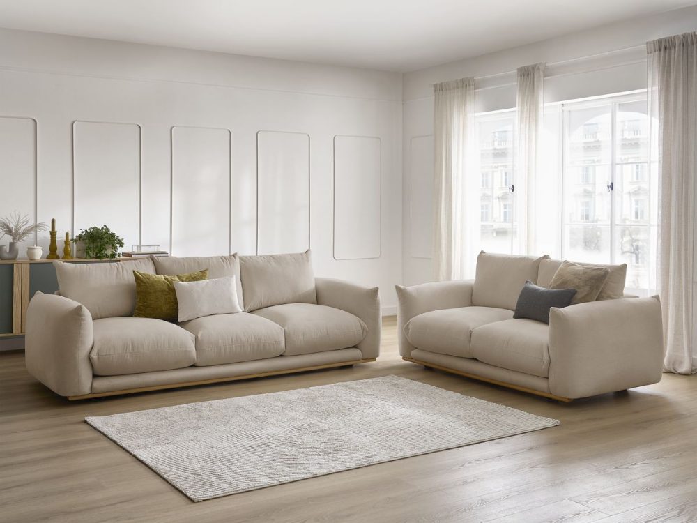 Ensemble canape droit fixe 3 + 2 places ERNEST – Image 2
