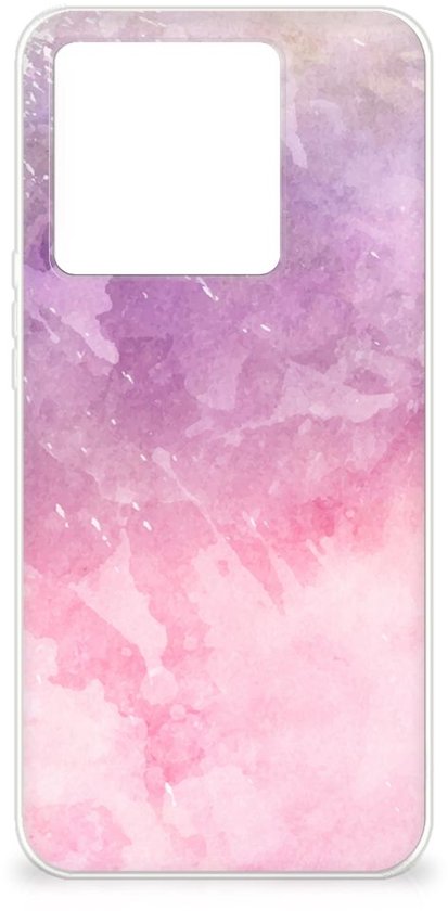 Housse Coque pour Xiaomi 13T Coque Peinture Rose Pourpre