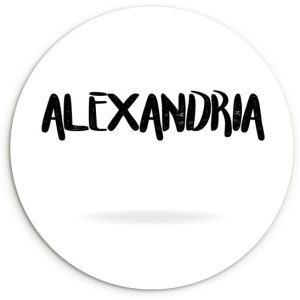Illustration d’Alexandrie sur fond blanc Assiette en plastique cercle mural ⌀ 150 cm XXL / Groot format! Illustration d’Alexandrie sur fond blanc Assiette en plastique cercle mural ⌀ 150 cm XXL / Groot format!