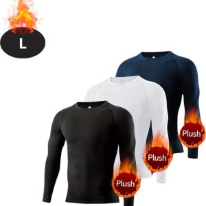 Livano Vêtements thermiques Homme – Chemise Thermo – Thermoset 3 Pièces – Polyester – Hiver – Manches Longues – Zwart – L Livano Vêtements thermiques Homme – Chemise Thermo – Thermoset 3 Pièces – Polyester – Hiver – Manches Longues – Zwart – L