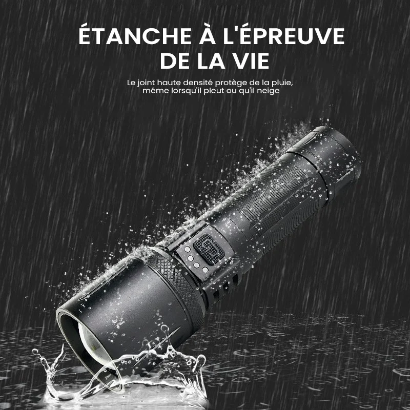 Lampe de Poche Étanche Laser Ultra-lumineuse Extérieure – Image 2