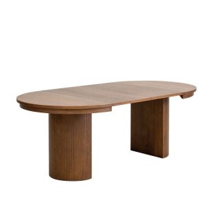 Ensemble PRADO avec table a manger extensible 110 a 210 cm + lot de chaises BASTIDE placage chene massif