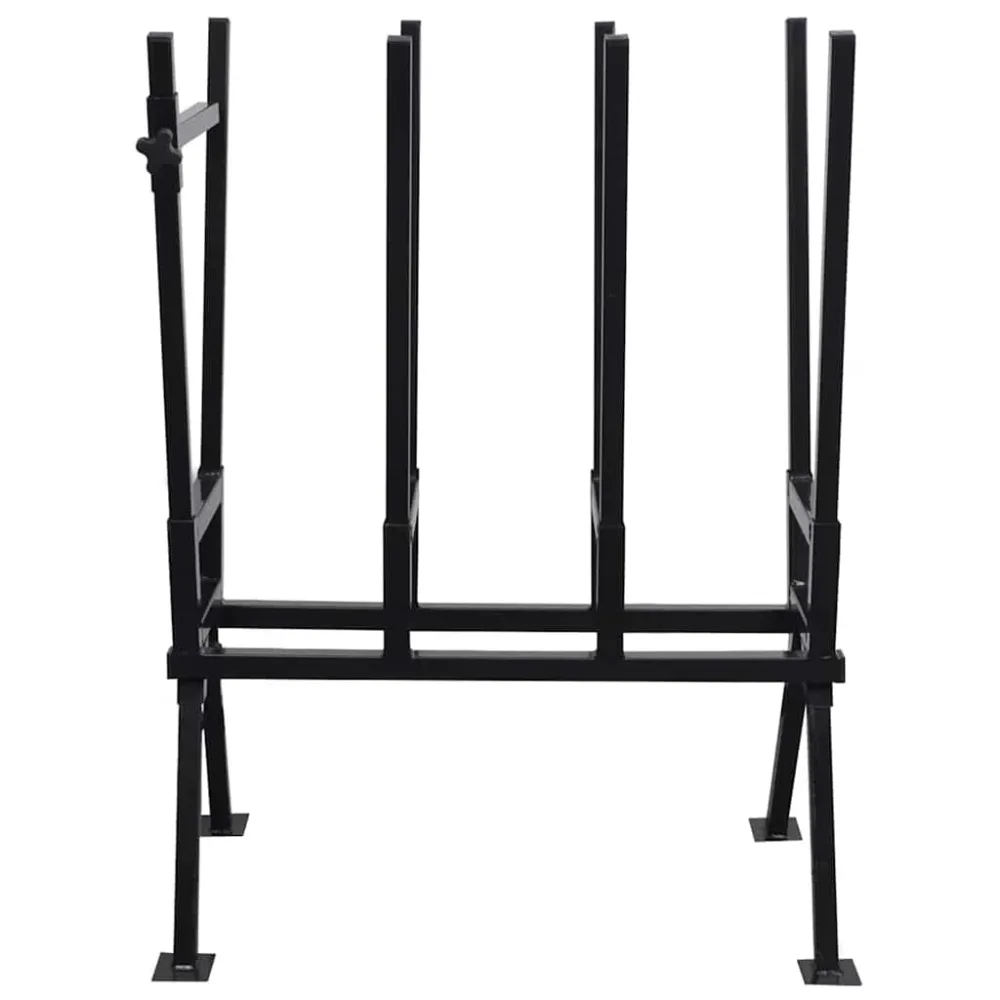 Black Powder-Coated Saw Horse for Woodworking – Image 2