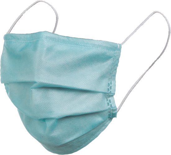 Masque buccal 3 couches Cerva Sani Evo - 10 pièces - (jusqu'à 5 x lavable)