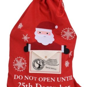 Home & Styling Sac Cadeau de Noël Père Noël – 78 cm – Rouge Home & Styling Sac Cadeau de Noël Père Noël – 78 cm – Rouge